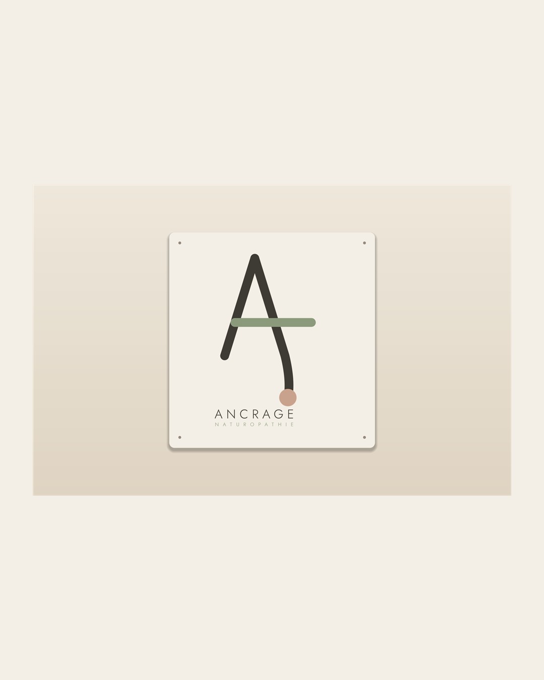 Ancrage, enseigne de cabinet