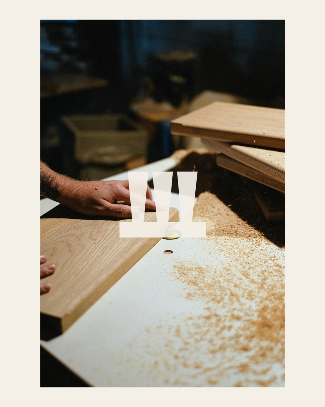 Établi, mise en situation en atelier