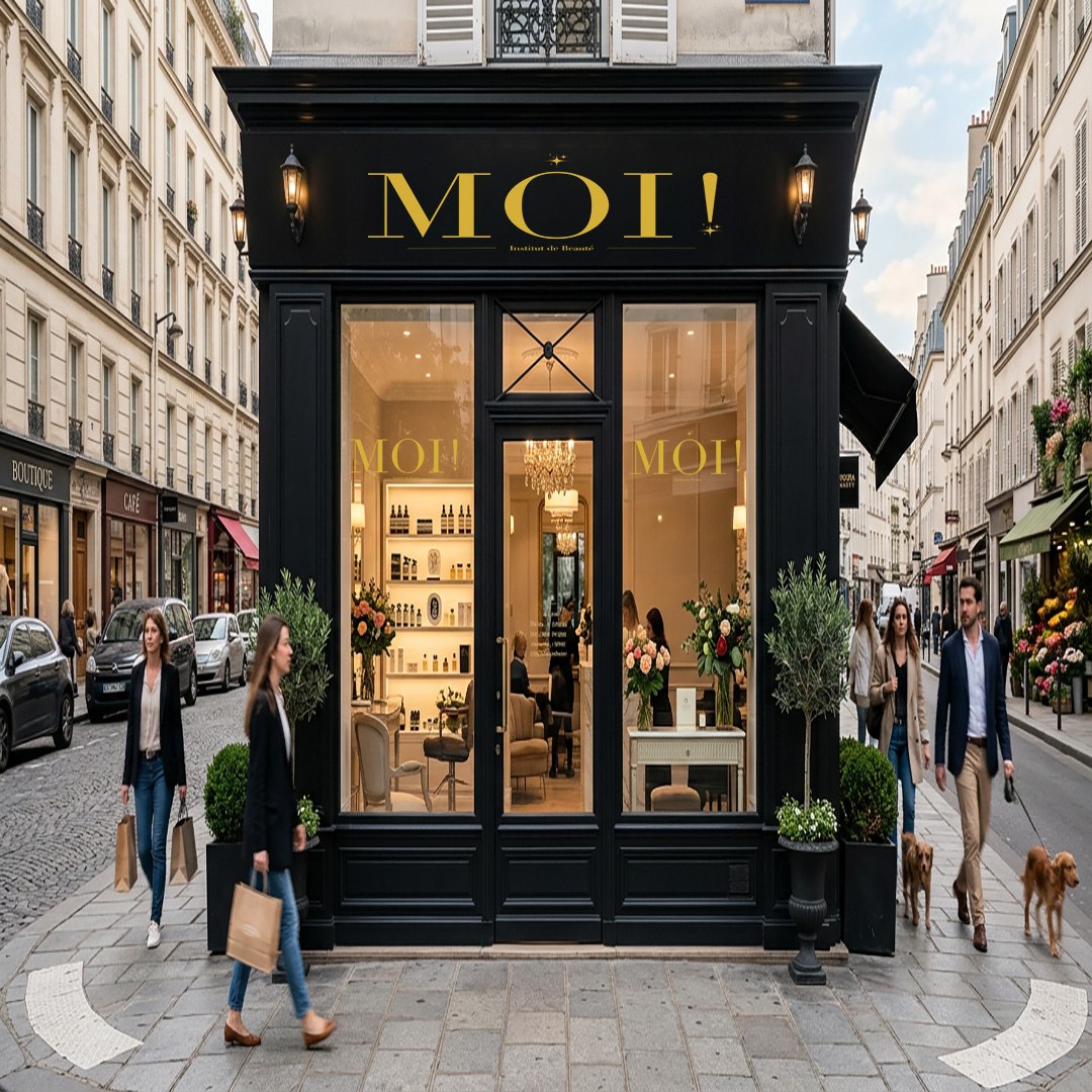 MOI !, devanture de la boutique