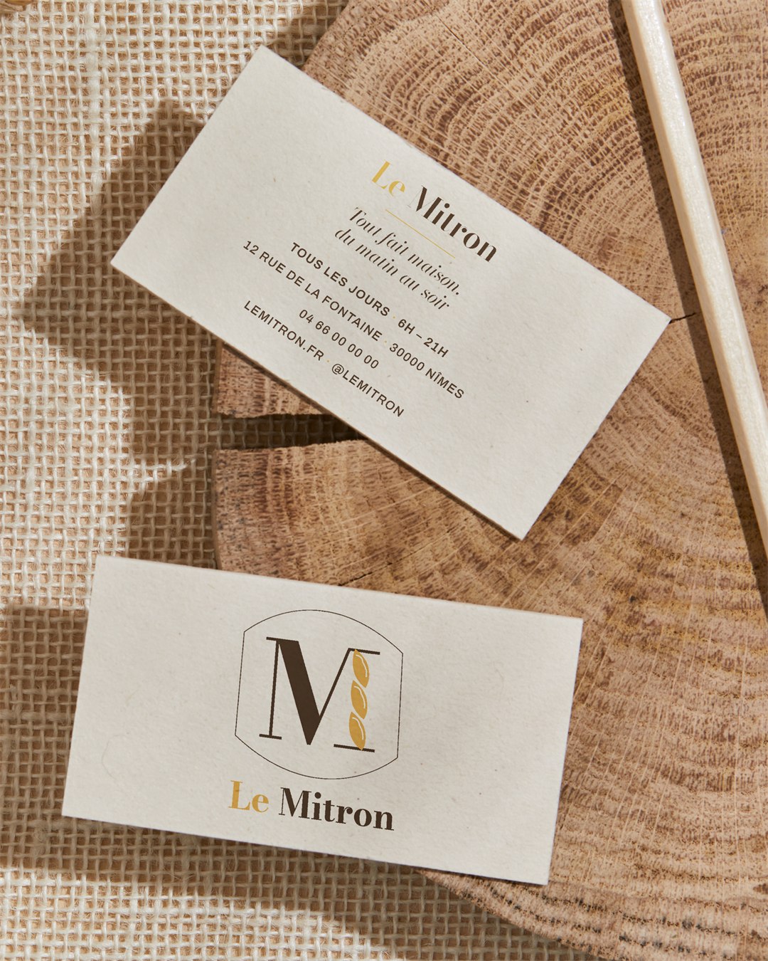 Le Mitron, carte de visite
