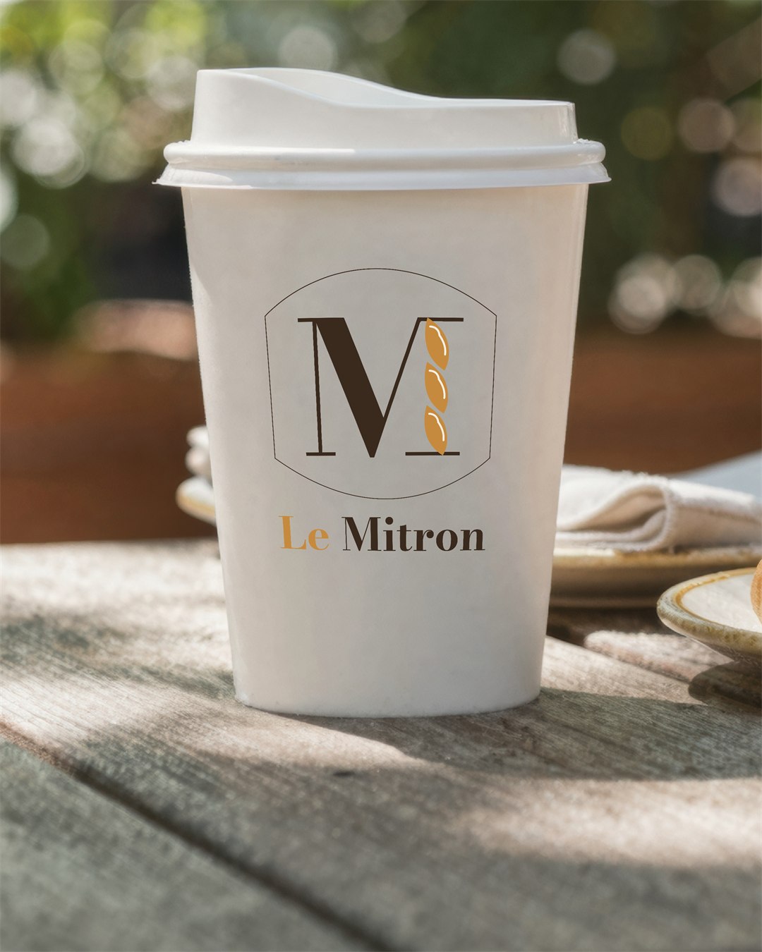 Le Mitron, gobelet de café